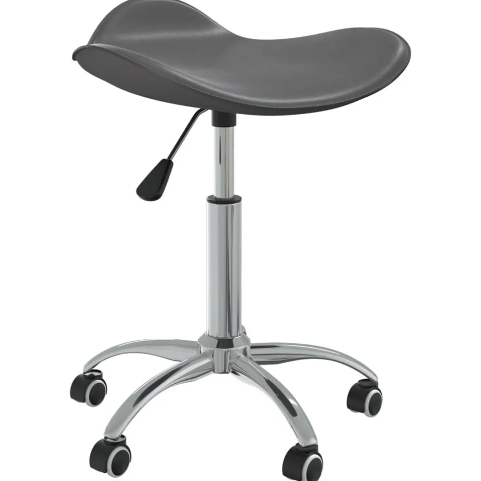 Online vidaXL Kontorsstol konstläder Grå