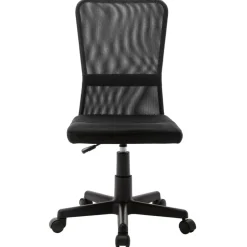 Hot vidaXL Kontorsstol 44x52x100 cm nättyg Svart