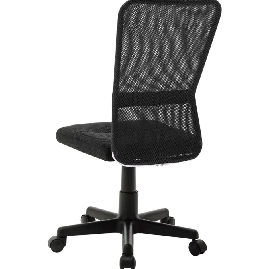 Hot vidaXL Kontorsstol 44x52x100 cm nättyg Svart