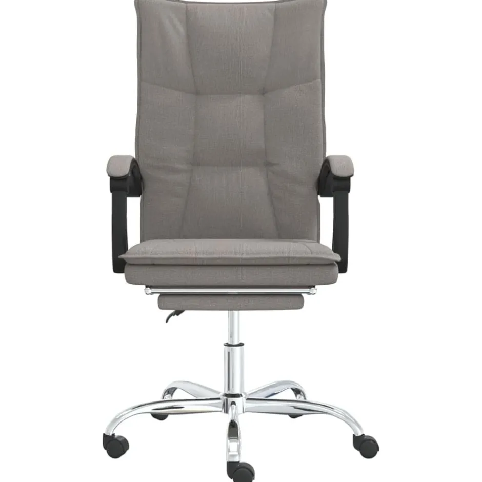 Discount vidaXL Kontorsstol tyg Taupe