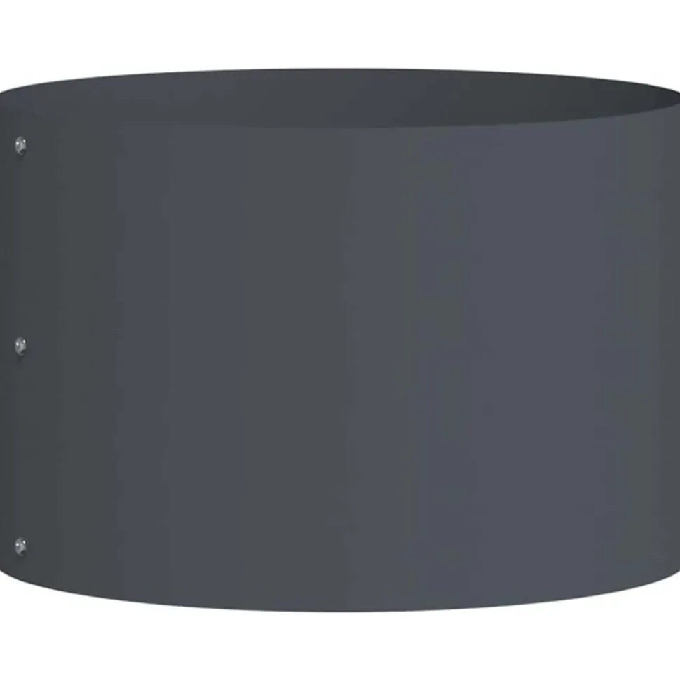 vidaXL Krukring Antracit 30 x 30 x 20 cm Kallvalsat stål