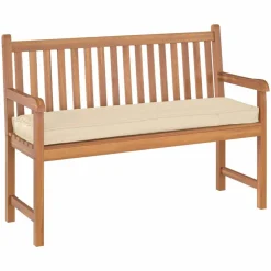 vidaXL Kudde 140 x 40 x 8 cm Oxford Tyg Beige