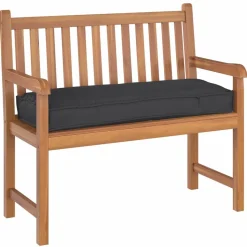 vidaXL Kudde Svart 110 x 40 x 8 cm Oxford Tyg