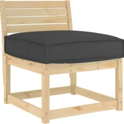 vidaXL Kudde Svart 60 x 60 x 12 cm Oxford Tyg