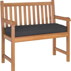 Discount vidaXL Kudde 100 x 40 x 8 cm Oxford Tyg Svart