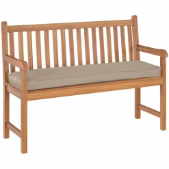 vidaXL Kudde Taupe 140 x 40 x 8 cm Oxford Tyg