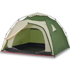 Clearance vidaXL Kupoltält 4 personer snabbrest Grön