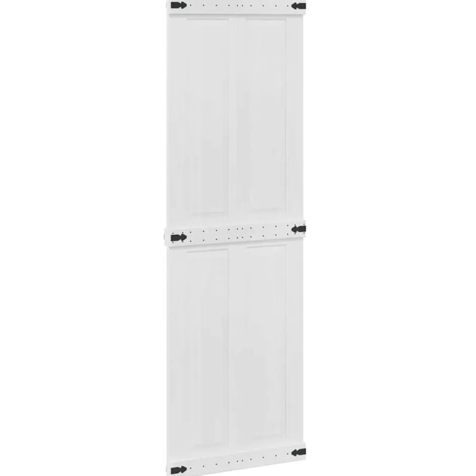 Online vidaXL Ladugårdsdörr Corona 70 x 210 cm Massiv furu Vit
