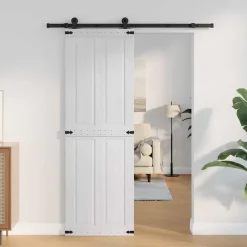 Online vidaXL Ladugårdsdörr Corona 70 x 210 cm Massiv furu Vit