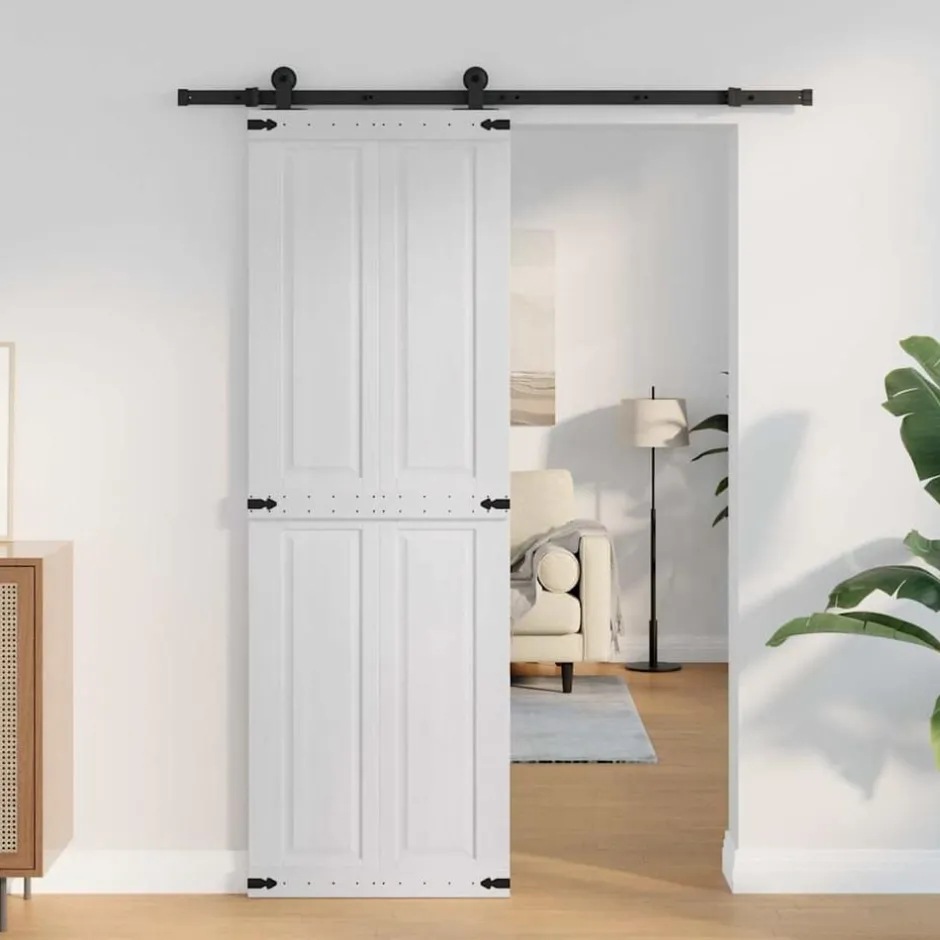 Online vidaXL Ladugårdsdörr Corona 70 x 210 cm Massiv furu Vit