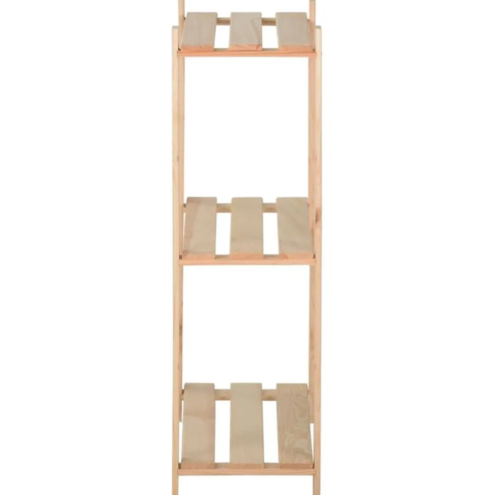 vidaXL Lagerhylla 3 hyllplan 80x28,5x90 cm massiv furu