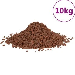 vidaXL Lavagrus 10 kg röd 5-8 mm