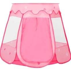 vidaXL Lektält för barn rosa 102x102x82 cm