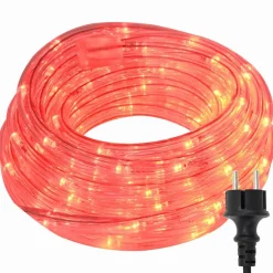 Best vidaXL Ljuslina med 1200 LED-lampor 50 m PVC Röd
