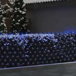 Hot vidaXL Ljusnät 3x3 m 306 LED inne/ute Blå