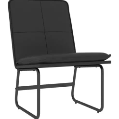 vidaXL Loungestol svart 54x75x76 cm konstläder