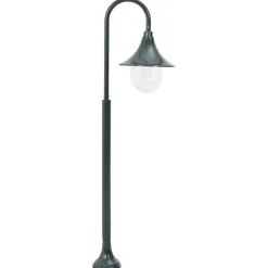 Discount vidaXL Lyktstolpe för trädgård E27 120 cm aluminium Mörkgrön