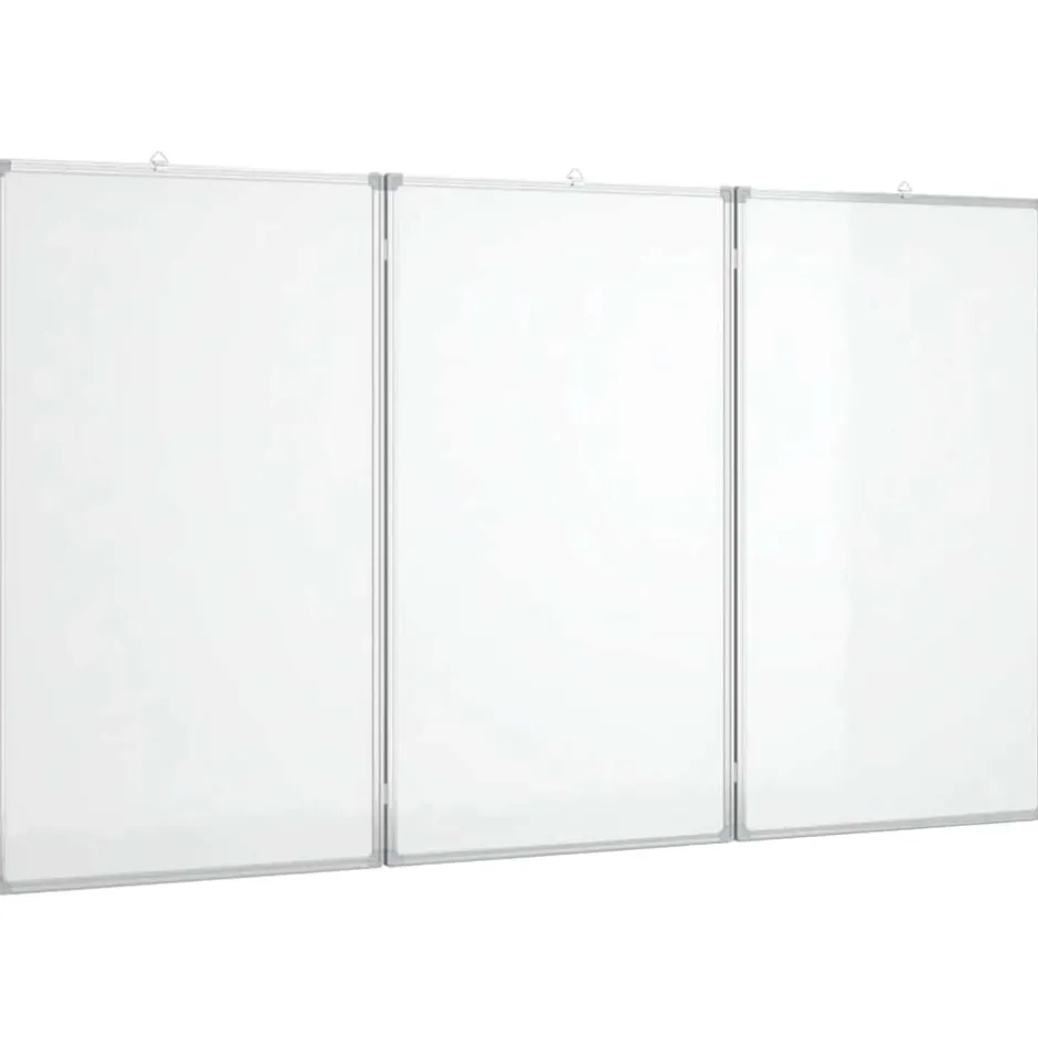 Clearance vidaXL Magnetisk whiteboard hopfällbar 120x80x1,7 cm aluminium