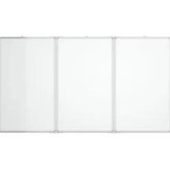 Clearance vidaXL Magnetisk whiteboard hopfällbar 120x80x1,7 cm aluminium