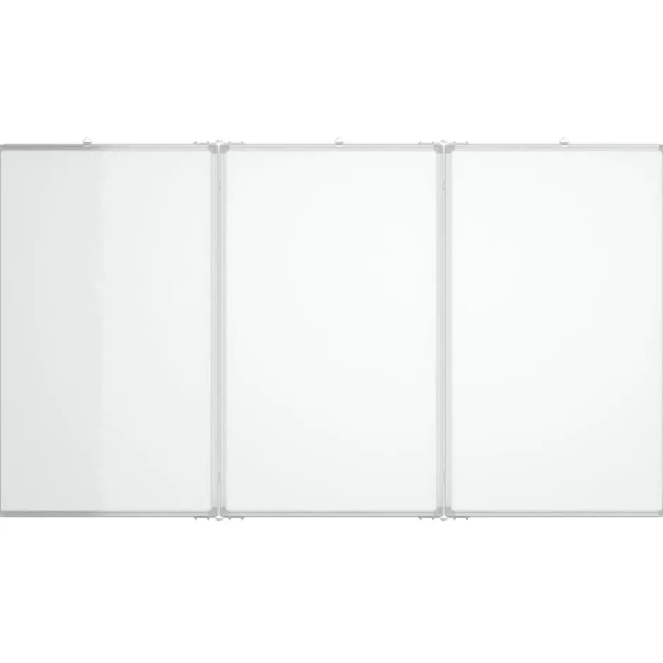 Clearance vidaXL Magnetisk whiteboard hopfällbar 120x80x1,7 cm aluminium