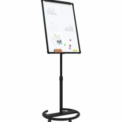 Best vidaXL Magnetisk whiteboard och Vitt 62 x 62,5 x 197 cm EPS Svart