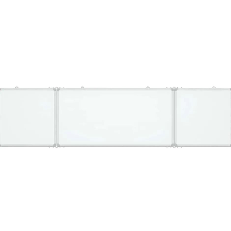 Clearance vidaXL Magnetisk whiteboard hopfällbar 160x40x1,7 cm aluminium