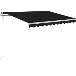 vidaXL Markis automatiskt infällbar 300x250 cm antracit