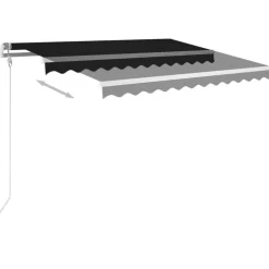 vidaXL Markis automatiskt infällbar 300x250 cm antracit