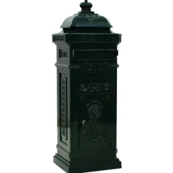 Clearance vidaXL Markpostlåda vintage stil rostfri aluminium Grön