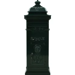 Clearance vidaXL Markpostlåda vintage stil rostfri aluminium Grön
