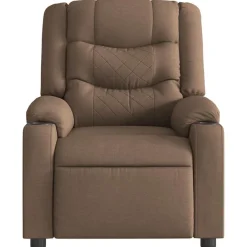 Online vidaXL Massagefåtölj tyg Brun