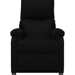 vidaXL Massagefåtölj svart tyg