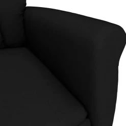 vidaXL Massagefåtölj Svart 96.5 x 70.5 x 95 cm Mikrofiber