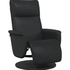 vidaXL Massagefåtölj Svart Konstläder