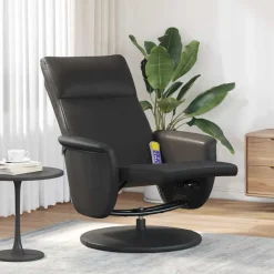 Best vidaXL Massagefåtölj 71 x 90 x 105 cm Konstläder Svart