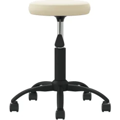 vidaXL Massagepall gräddvit sammet