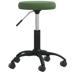 vidaXL Massagepall mörkgrön sammet