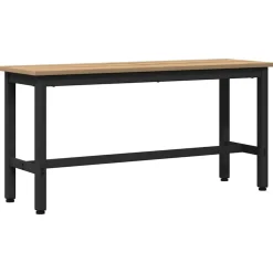 vidaXL Matbänk Artisan Ek 100 x 32,5 x 48,5 cm
