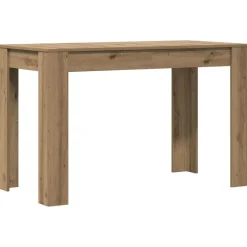 vidaXL Matbord artisan ek 120x60x76 cm konstruerat trä