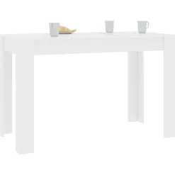 Best vidaXL Matbord 120x60x76 cm konstruerat trä Vit