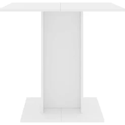 vidaXL Matbord vit 80x80x75 cm konstruerat trä