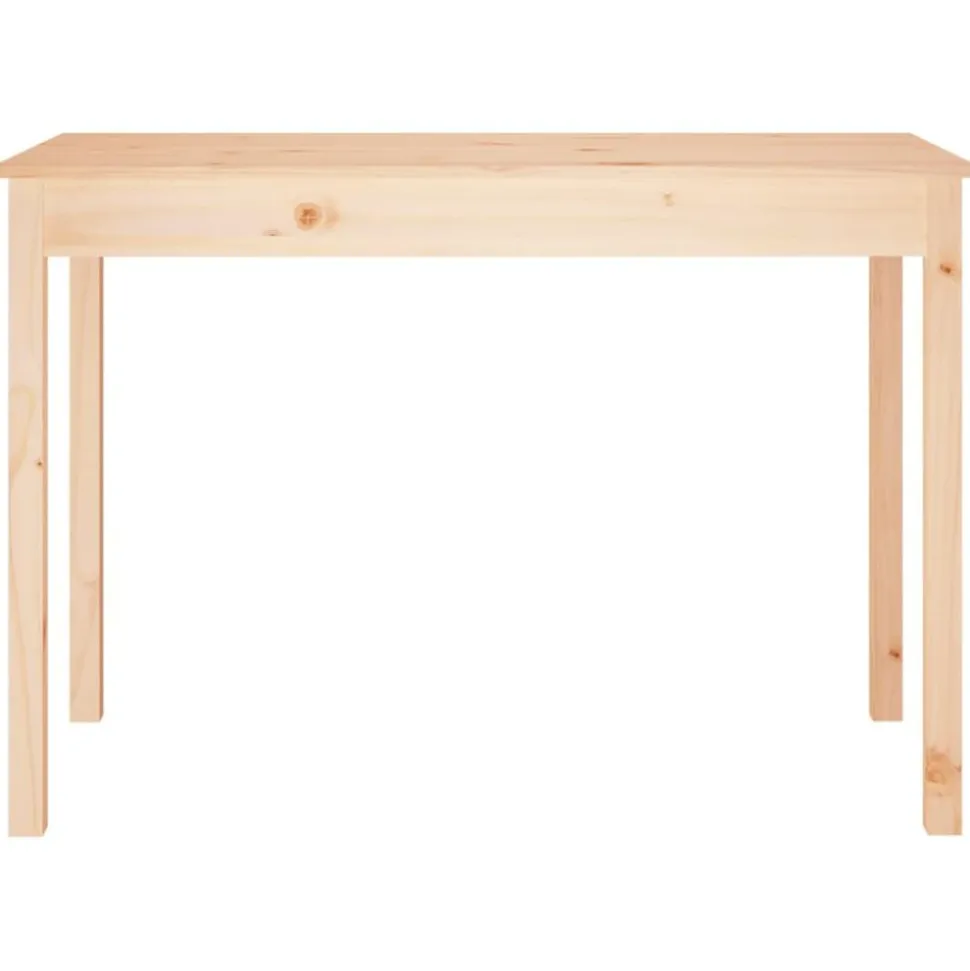 vidaXL Matbord 110x55x75 cm massivt furuträ