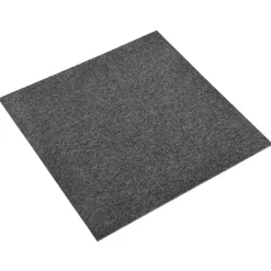 vidaXL Matta 20 pcs Antracit 50 x 50 cm 100% Polypropen