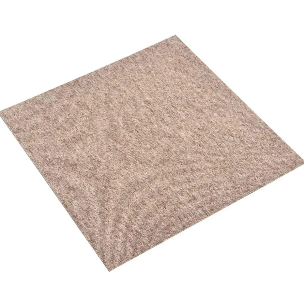 vidaXL Matta 20 pcs Beige 50 x 50 cm 100% Polypropen