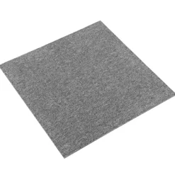 vidaXL Matta 20 pcs Grå 50 x 50 cm 100% Polypropen