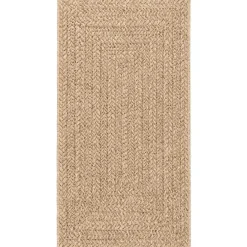 vidaXL Matta ZIZUR 80x150 cm jutelook inomhus och utomhus Brun