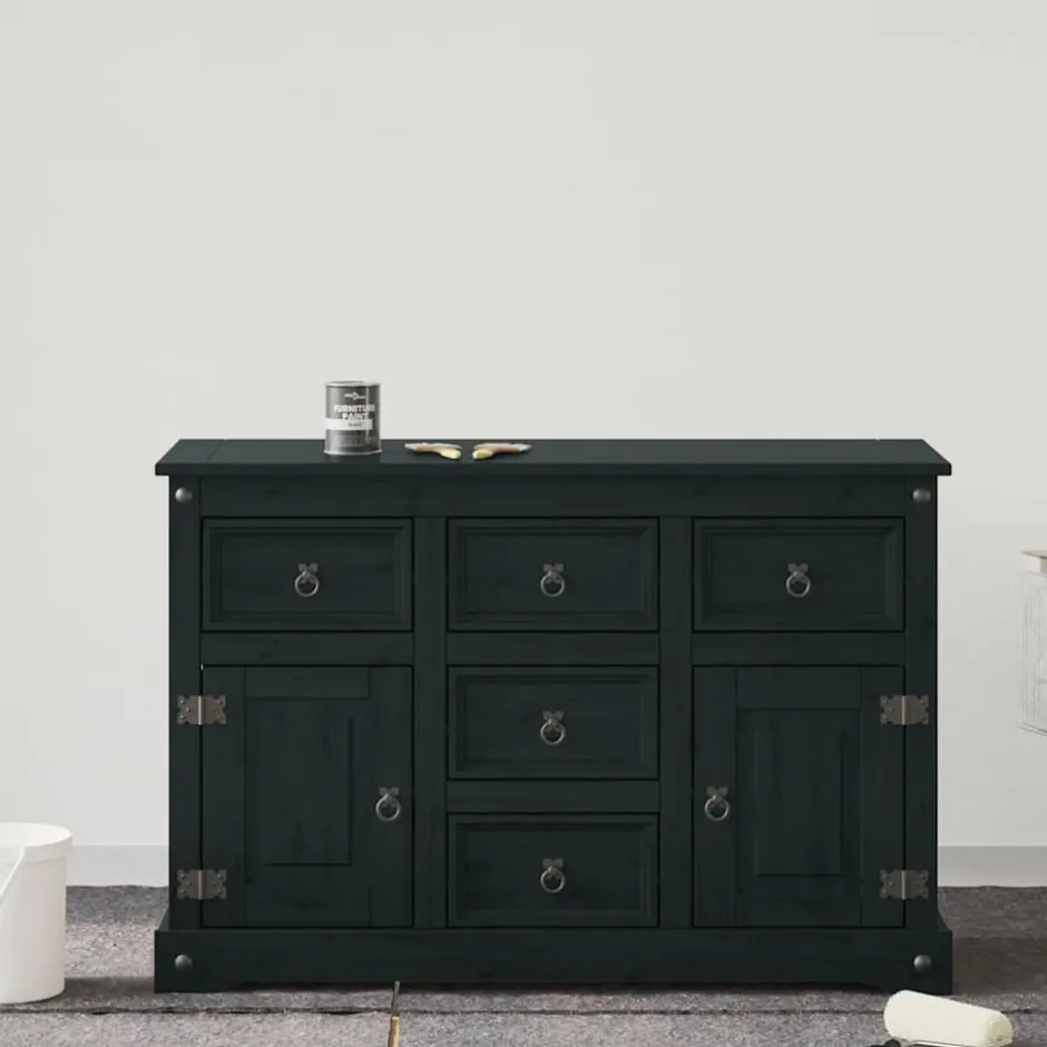Best vidaXL Möbelfärg 0,75 L Väggprint Svart