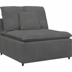 Sale vidaXL Modulär mittmodul för soffa med dynor 100 cm Mörkgrå