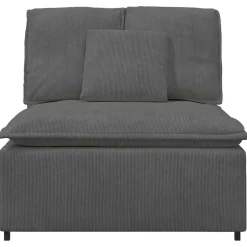 Sale vidaXL Modulär mittmodul för soffa med dynor 100 cm Mörkgrå