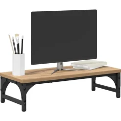 Hot vidaXL Monitorställ 55 x 23 x 14 cm Konstruerat trä artisan ek